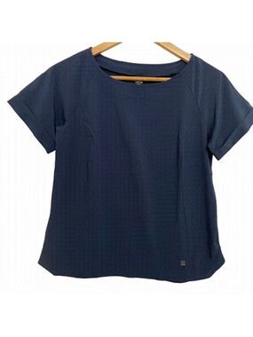 2/40$ HELLY Hansen top navy blue short sleeves  t-shirt tee lightw athleisure XS